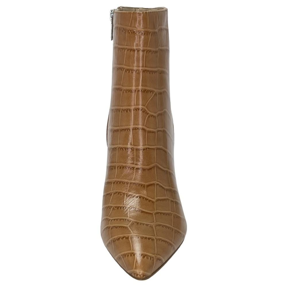 Marc Fisher LTD Womens Ankle Boots 10M Daith Tan Leather Crocodile Print - Picture 5 of 12